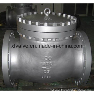 ANSI Large Diamètre Wcb Flange Connection End Check Valve